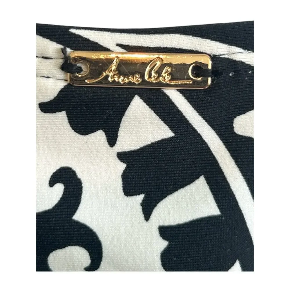 Ann Cole Ruched One Piece · Paisley Swimsuit Size 16  Slimming Fit Tummy Control - Picture 5 of 5